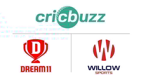 Dream 11, Cricbuzz and WillowTV