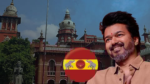 Madras High Court, TVK flag and Actor Vijay