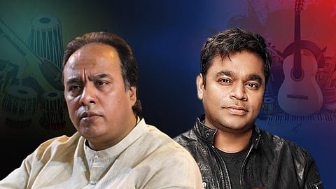 Faiyaz Wasifuddin Dagar and AR Rahman