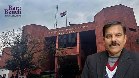 Harsh Dev Singh with the J&K High Court, Jammu Wing 