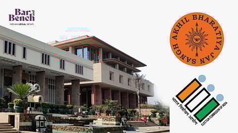 Akhil Bharatiya Jan Sangh, ECI  with Delhi High Court 