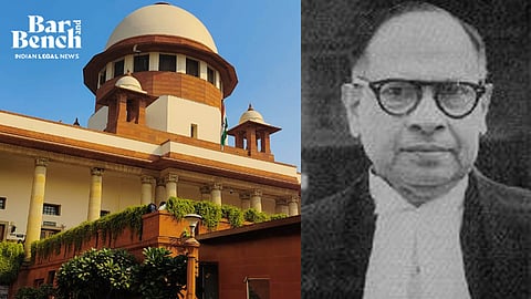 Justice BK Mukherjea and Supreme Court