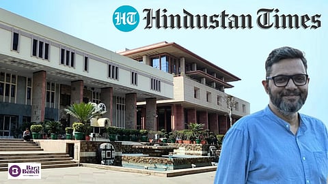 Neelesh Misra, Hindustan Times logo, Delhi High Court