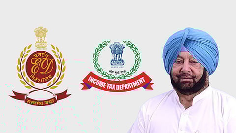 Captain Amarinder Singh, ED and Income Tax Department