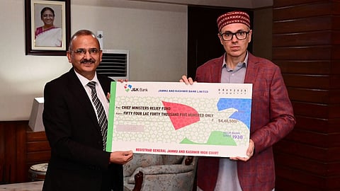 J&K High Court Donates Rs. 54,40,500 to CM’s Relief Fund for Flood Relief