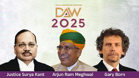  Justice Surya Kant, Arjun Ram Meghwal, Gary Born