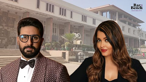 Delhi High Court with Abhishek Bachchan and Aishwarya Rai