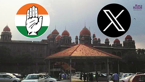 Telangana High Court, Congress logo, X logo