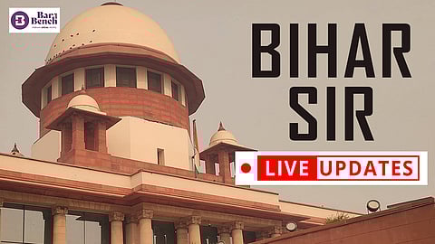 Supreme court, Bihar SIR 