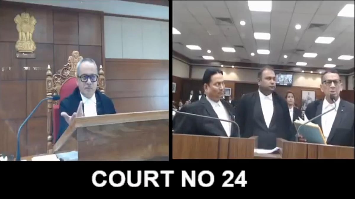 ジャールカンド州高等裁判所、弁護士と裁判官の激しいやりとりを映したビデオが拡散したことを受け、侮辱罪を登録