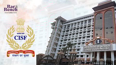 CISF logo, Kerala High Court