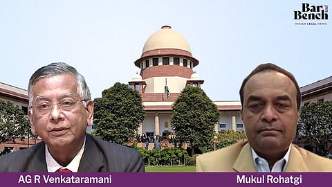 AG R Venkataramani , Mukul Rohatgi and Supreme Court