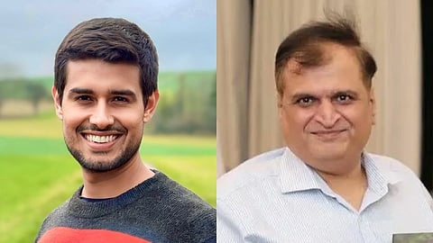 Dhruv Rathee (L) and Suresh Nakhua (R)