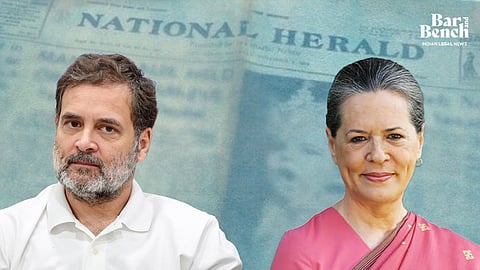 Rahul Gandhi, Sonia Gandhi with National Herald