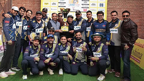 Team SAM with the Winners cup