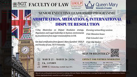 Senior Executive Leadership Education Programme on Arbitration, Mediation & International Dispute Resolution
