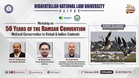 HNLU Ramsar Convention Workshop