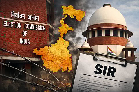 West Bengal SIR crippled by threats, violence; 2025 electoral rolls questionable: ECI to Supreme Court