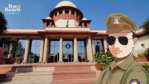 Police Officer with Supreme Court