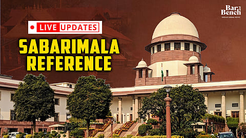 Supreme court, Sabarimala Reference and Live updates