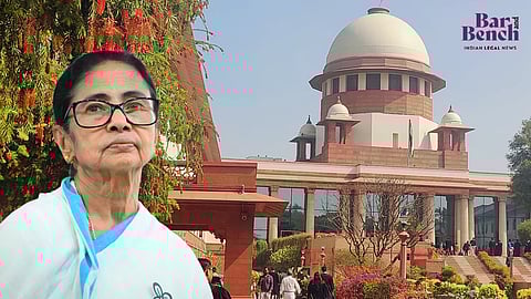 Mamata Banerjee with Supreme Court