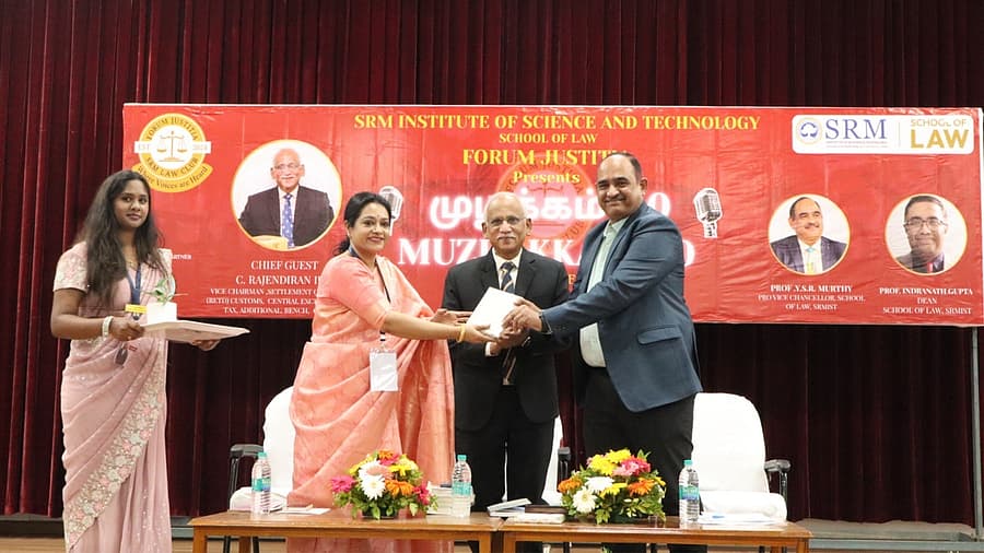 SRM School of Law: Hosts Muzhakkam 2.0 for Socio-Legal Awareness