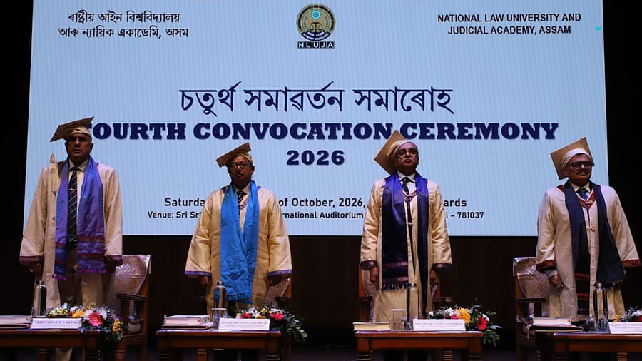 NLUJA Assam Holds 4th Convocation, Honors Alumni Joining Judicial Service