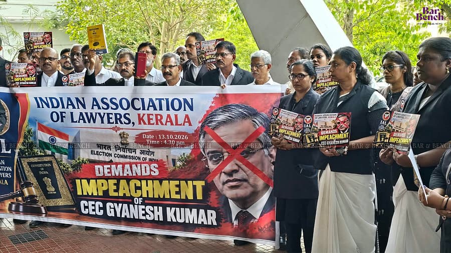 Kerala Lawyers: Symbolic Impeachment of CEC Gyanesh Kumar