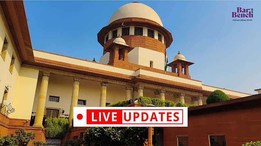 Supreme Court: Electoral Roll Protest Police Action Cases Listed