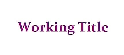 Working Title The Lawyer and the Film Maker