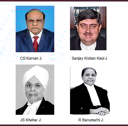 #JusticeCSKarnan: Abusing Chief Justice’ Private Secretary, staying own transfer, threatening SC judges