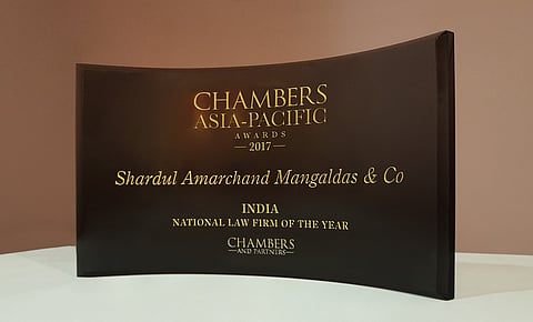 Shardul Amarchand awarded Chambers & Partners’ National Law Firm of the Year