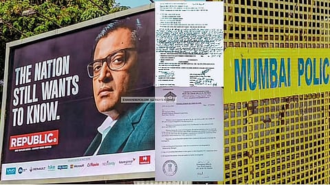 Arnab Goswami and Mumbai Police