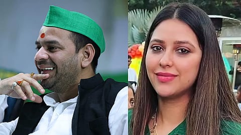 Tej Pratap Yadav and Hema Yadav
