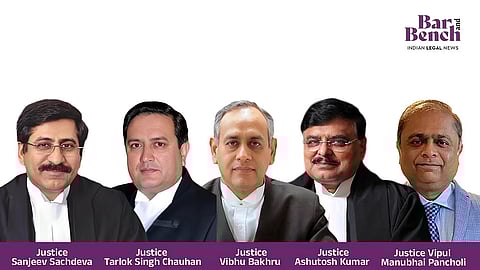 केंद्र सरकार ने पांच उच्च न्यायालयों में नए मुख्य न्यायाधीशों की नियुक्ति को मंजूरी दी