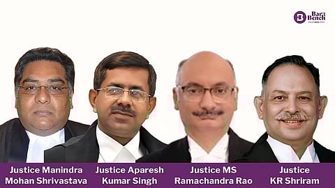 केंद्र सरकार ने चार उच्च न्यायालयों के मुख्य न्यायाधीशों के स्थानांतरण को मंजूरी दी