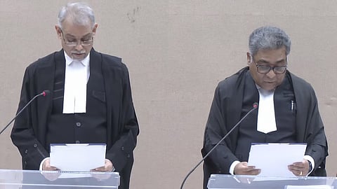 Justice T Vinod Kumar takes oath
