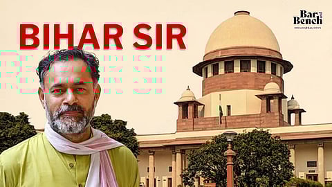 Supreme Court, Bihar SIR and Yogendra Yadav
