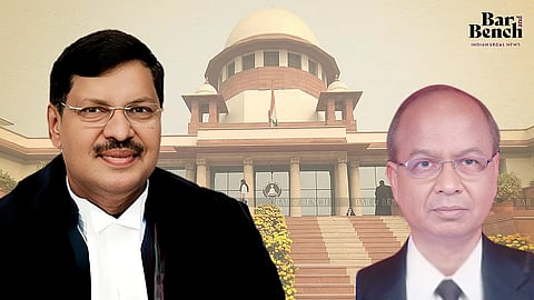 CJI BR Gavai and advocate Rakesh Kishore

