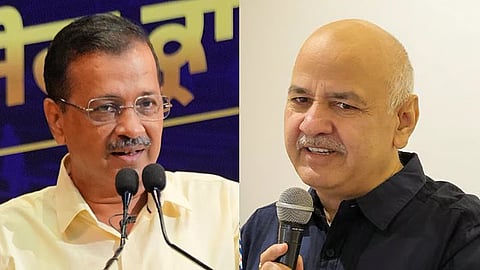 Arvind Kejriwal and Manish Sisodia
