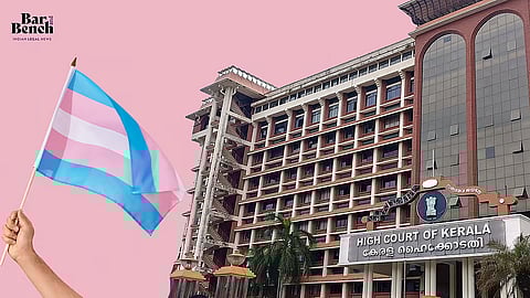 Kerala High Court, Transgender pride flag
