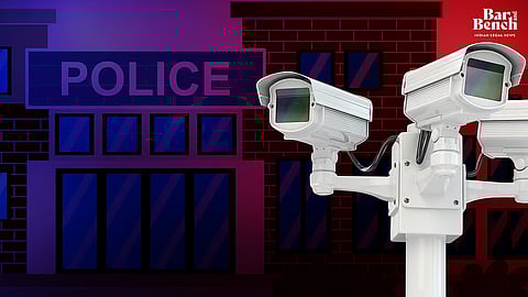 Police station, CCTV camera

