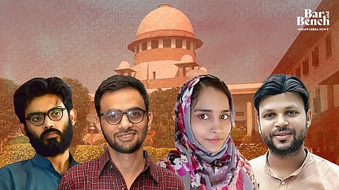 Umar Khalid, Sharjeel Imam, Gulfisha Fatima, Meeran Haider, Supreme Court
