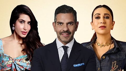 Priya kapur, Sanjay Kapur & Karisma Kapoor
