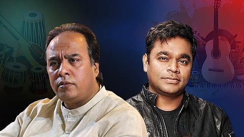 Faiyaz Wasifuddin Dagar and AR Rahman
