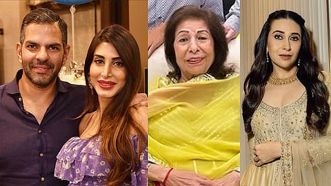 Rani Kapur, Priya Kapur, Sunjay Kapur and Karisma Kapur
