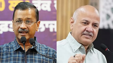 Arvind Kejriwal and Manish Sisodia 