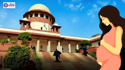 Pregnant woman and Supreme Court
