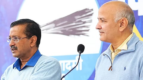 Arvind Kejriwal and Manish Sisodia
