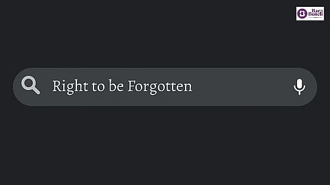 Right to be Forgotten

